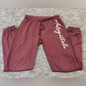 Aeropostale Burgundy Sweatpants